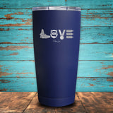 Running Love Coated Drinkware