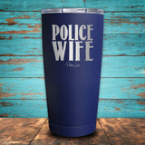 Police Wife Coated Drinkware