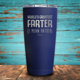 Worlds Greatest Farter Coated Drinkware