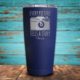 Every Picture Tells A Story Coated Drinkware