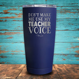 Teacher Voice Coated Drinkware