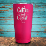 Coffee and Christ Coated Drinkware