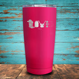 Country Music Love Coated Drinkware