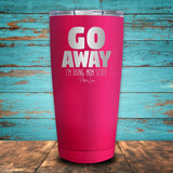 Go Away I'm Doing Mom Stuff Coated Drinkware