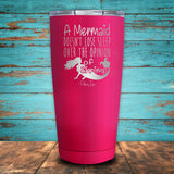 A Mermaid Doesn't Lose Sleep Coated Drinkware