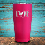 Chicken Love Coated Drinkware