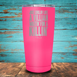Just Chillin' Like A Villian Coated Drinkware