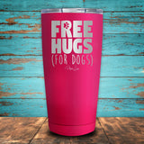 Free Hugs (for dogs) Coated Drinkware