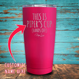 This is Your Cup (Custom Name) Coated Drinkware