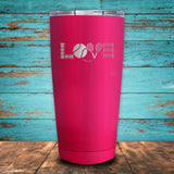Tennis Love Coated Drinkware