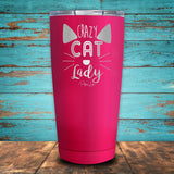 Crazy Cat Lady Coated Drinkware