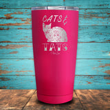 Cats & Tats Coated Drinkware