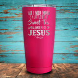 Jesus & Sweet Tea Coated Drinkware