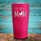 Pit Bull Mom Coated Drinkware