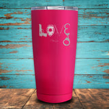 Police Love Coated Drinkware