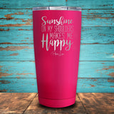 Sunshine on My Shoulders Coated Drinkware
