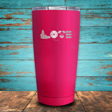 Fitness Love Coated Drinkware
