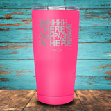 Shhhhh... There's Champagne In Here Coated Drinkware