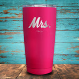 Mrs. PL Coated Drinkware