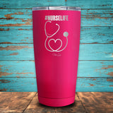 Nurse Life Coated Drinkware