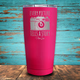Every Picture Tells A Story Coated Drinkware