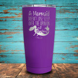 A Mermaid Doesn't Lose Sleep Coated Drinkware