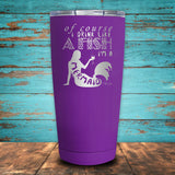 Drink Like A Fish Mermaid Coated Drinkware