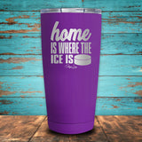 Home Is Where The Ice Is Coated Drinkware