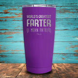 Worlds Greatest Farter Coated Drinkware