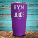 Gym & Juice Coated Drinkware