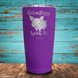 Gettin Piggy With It Coated Drinkware