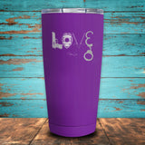 Police Love Coated Drinkware