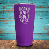Beach Hair, Don't Care Coated Drinkware