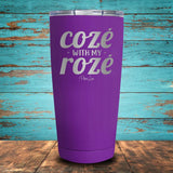 Cozé with my Rosé Coated Drinkware