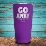 Go Away I'm Doing Mom Stuff Coated Drinkware
