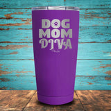 Dog Mom Diva Coated Drinkware