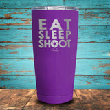 Eat Sleep Shoot Coated Drinkware
