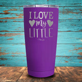 I Love My Little Coated Drinkware