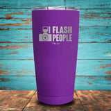 I Flash People Coated Drinkware