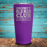 Grumpy Old Man Club Coated Drinkware