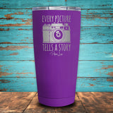 Every Picture Tells A Story Coated Drinkware