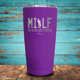 MILF - Mom in Love with a Fisherman Coated Drinkware