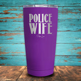 Police Wife Coated Drinkware