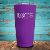 Barrel Racing Love Coated Drinkware