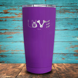 German Shepherd Love Coated Drinkware