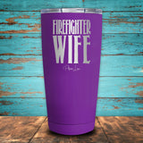 Firefighter Wife Coated Drinkware