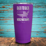 Back To Back World War Champs Coated Drinkware