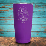I Sweat Rainbows Coated Drinkware