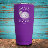 Cats & Tats Coated Drinkware