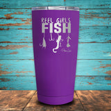 Reel Girls Fish Coated Drinkware